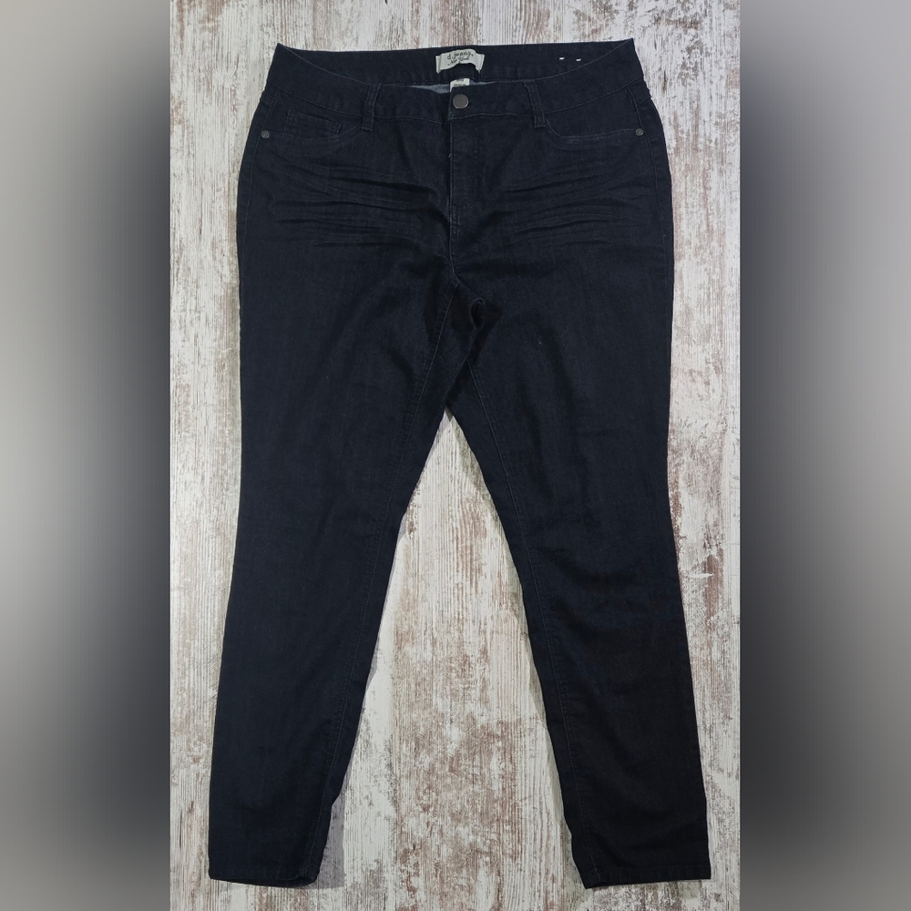 d. Jeans Women's Midnight Blue Skinny Jeans 16W